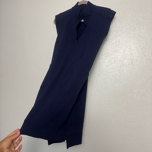 Athletic Navy Midi Dress - Picture 6 of 7